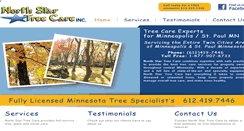 Desktop Screenshot of northstartreecare.com